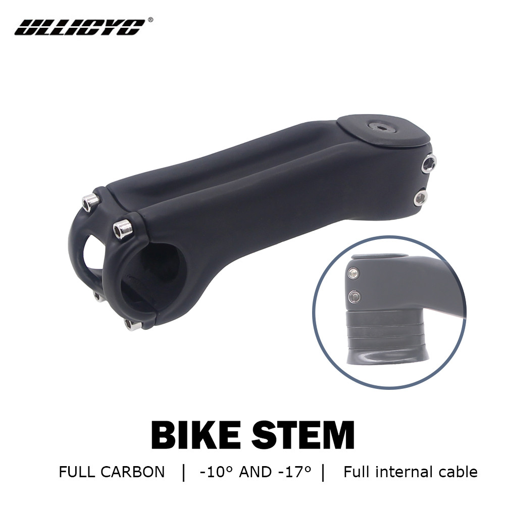 ก้านแฮนด์จักรยานคาร์บอน สำหรับถนนและMTB, สีแมตต์และกลอส, เส้นผ่าศูนย์กลางแคลมป์ 31.8 มม.