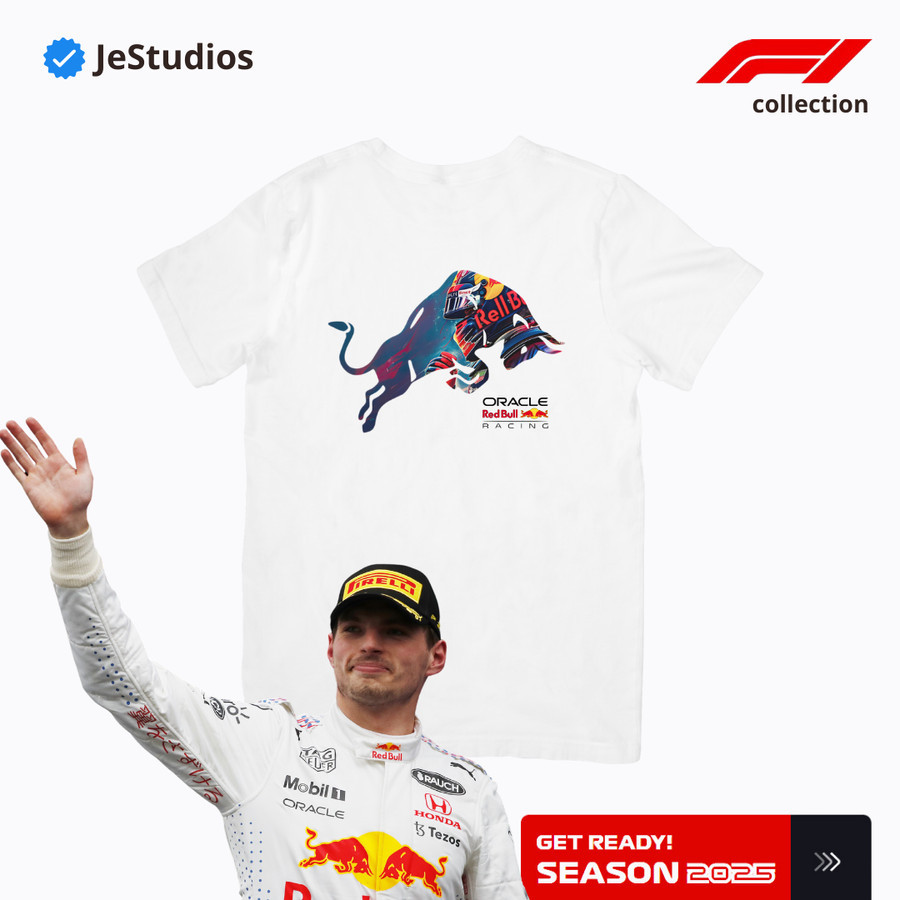 เสื้อยืด F1 Max Verstappen Redbull