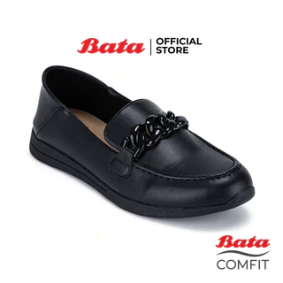 Bata บาจา Comfit รองเท้าแบบสวม พร้อมเทคโนโลยีWellness สำหรับผู้หญิง รุ่น CLASSY-A สีดำ 5016118 สีเบจ 5018118
