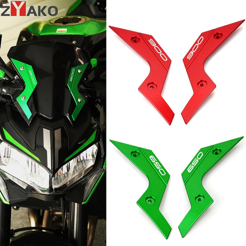 สําหรับ Kawasaki Z900 Z 900 ABS Z900SE Z650 Z 650 ABS 2020-2024 CNC รถจักรยานยนต์กระจกหน้าจอตกแต่งฝา
