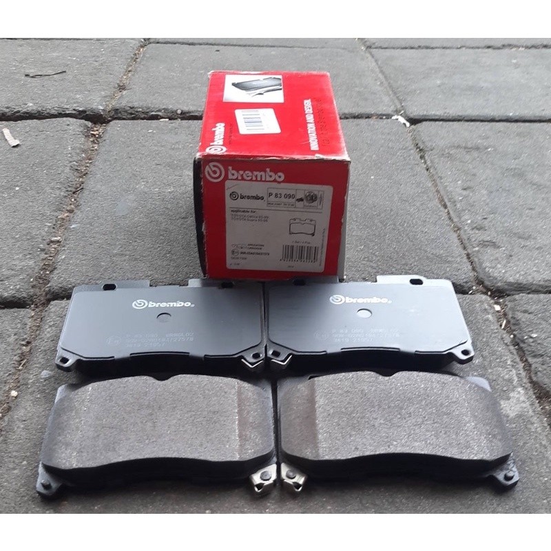 ผ้าเบรคหน้าToyota Supra JZA80 brembo black แท้