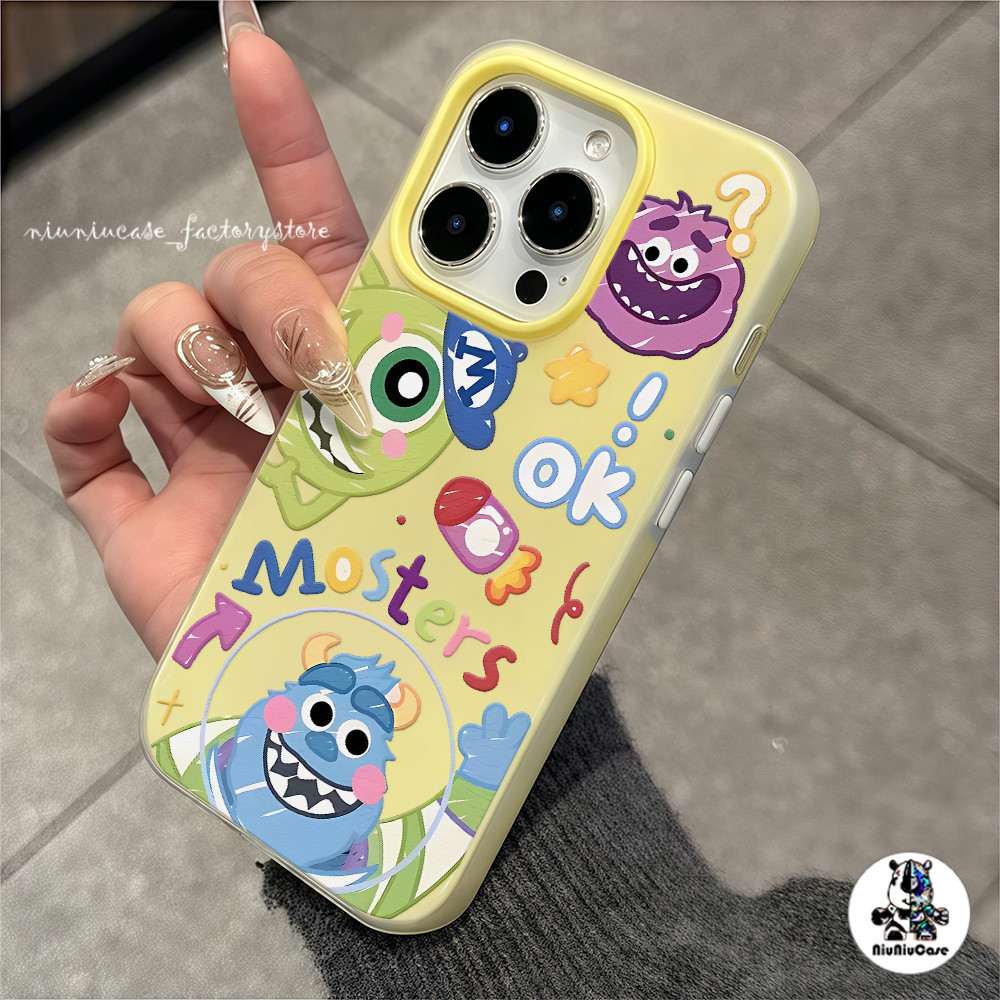 ขนมเยลลี่เรียบง่าย รูปแบบตาโต For IPhone 11 15 16 12 13 14 Pro Max Plus เคส เคสไอโฟน กันกระแทก ซิลิโคน โทรศัพท์ปกหลัง - รูปที่ 7