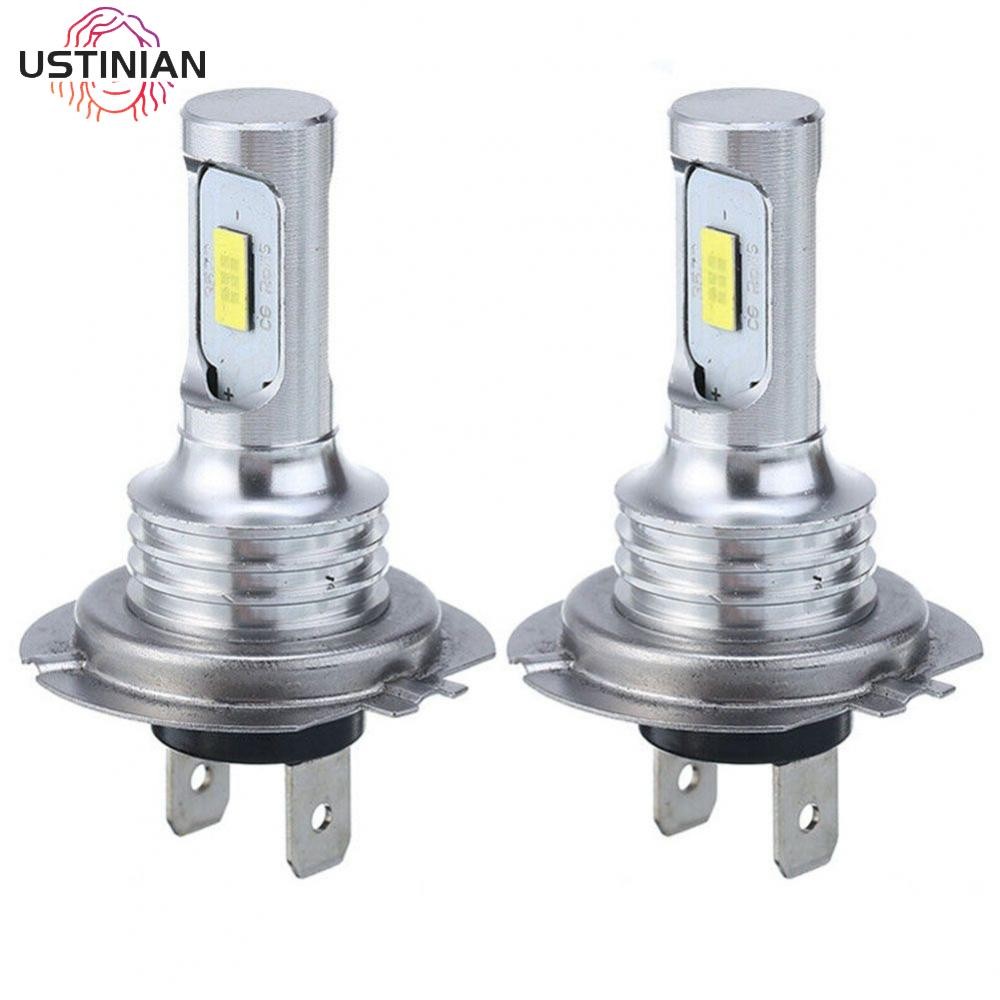 [UTIA]LED Headlight 8000 Lumens H7 6000K Clear White Headlight Conversion Kit