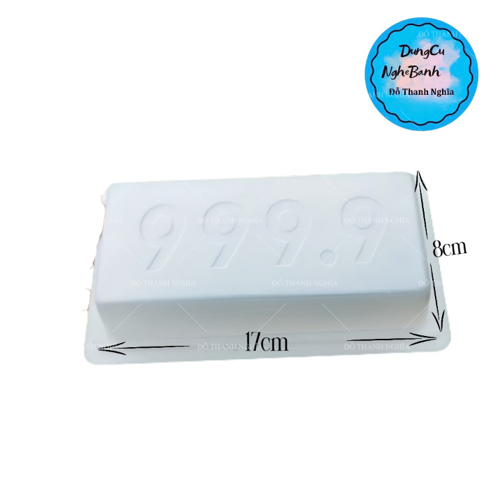 PP Plastic Tail - Gold Bar - 999.9-Make เค้กเยลลี่ เค้กเย็น มูส - เทเยลลี่ ช็อคโกแลต