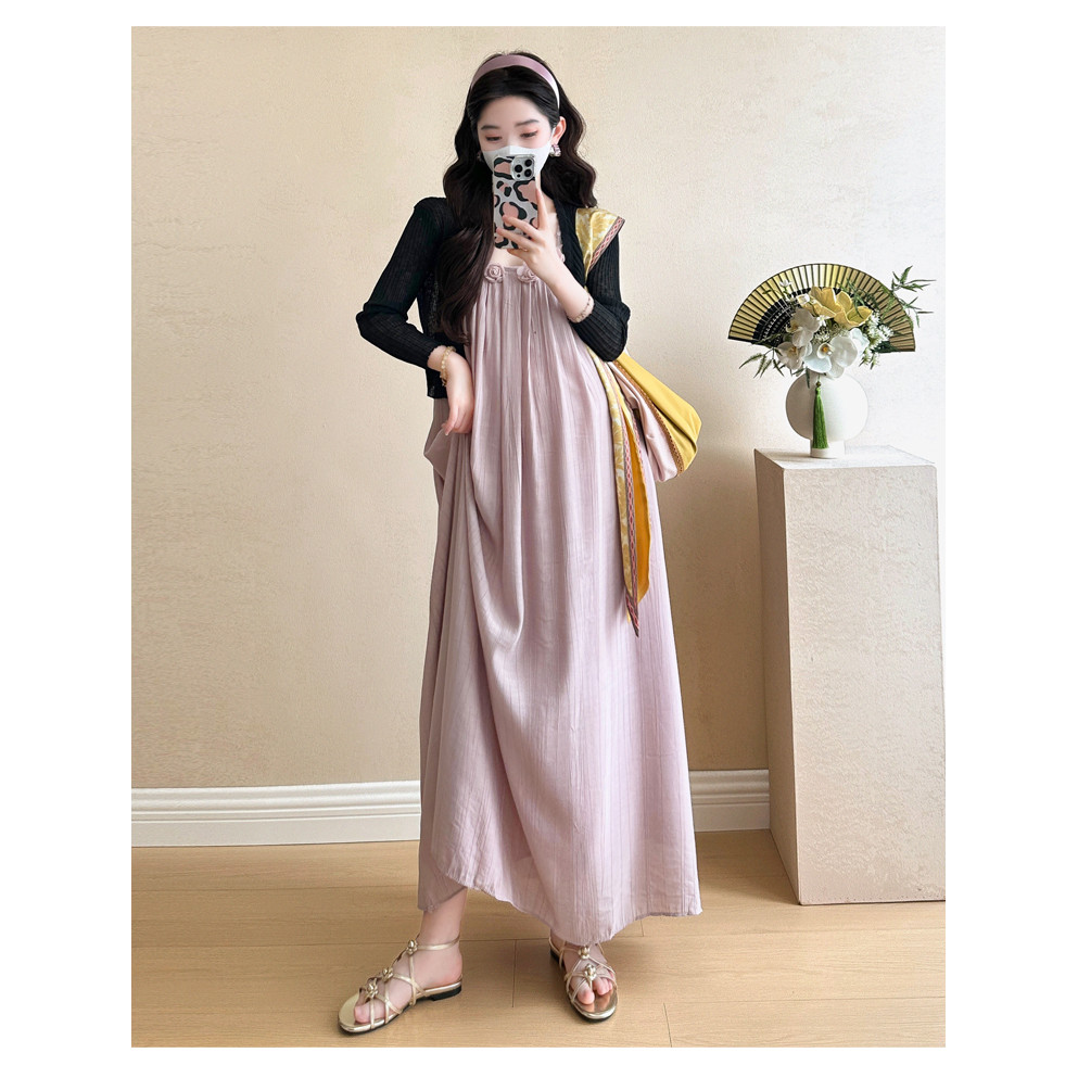 ชุดคลุมท้องและกระโปรงสลิงชีฟองสำหรับฤดูร้อน มาพร้อมเสื้อครีมกันแดดน่าสวมใส่ - รูปที่ 5