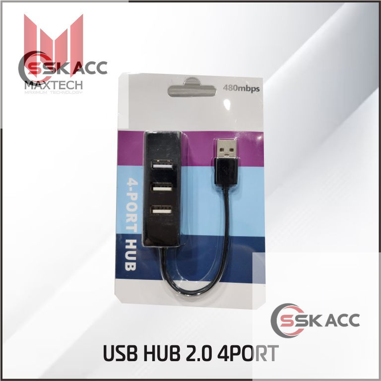 USB HUB 2.0 H-01 4port 4 พอร์ต DISTRIBUTORACC-COMPUTER