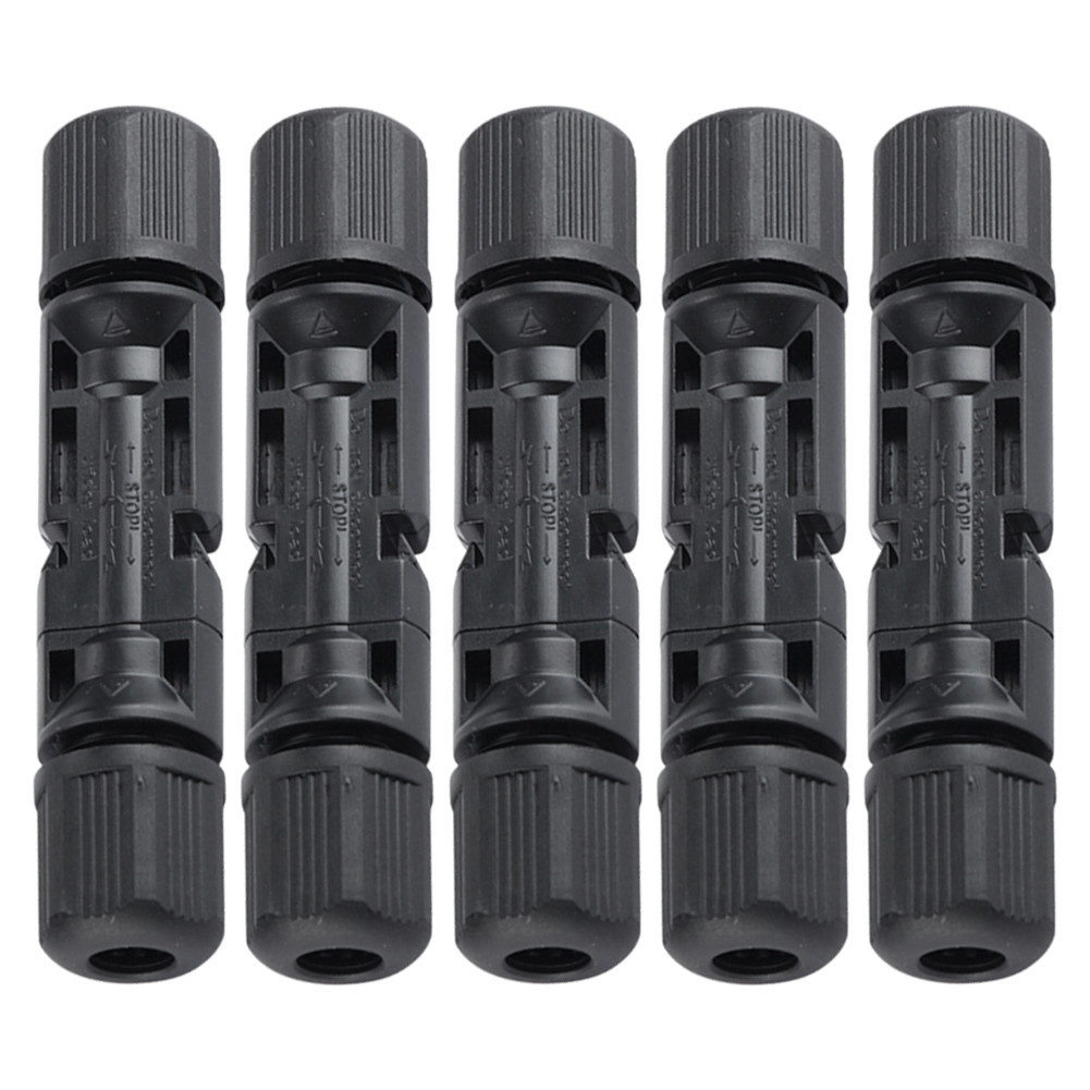 5/10Pcs MC4 Connector หัว mc4โซล่าเซลล์  สายไฟโซล่าเซล หัวต่อแผงโซล่าเซลล์ มาตรฐาน