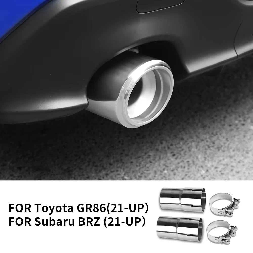 สําหรับ Subaru ZN8 BRZ Toyota ZD8 GR86 2021 2022 2023 2024 2025 รถท่อไอเสียท่อสแตนเลสเคล็ดลับอุปกรณ์