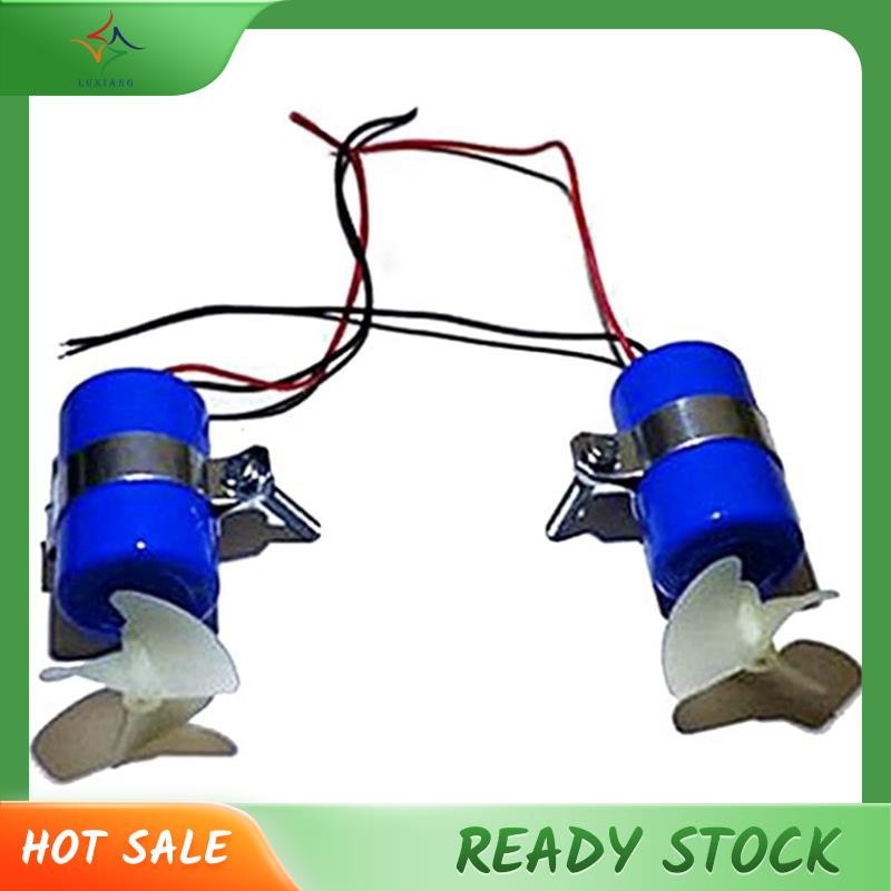 [luxiang.th] 1 คู่ RC Jet เรือมอเตอร์ใต้น้ํา Thruster 7.4V 16800RPM CW CCW 3 ใบมีดใบพัดสําหรับ DIY M