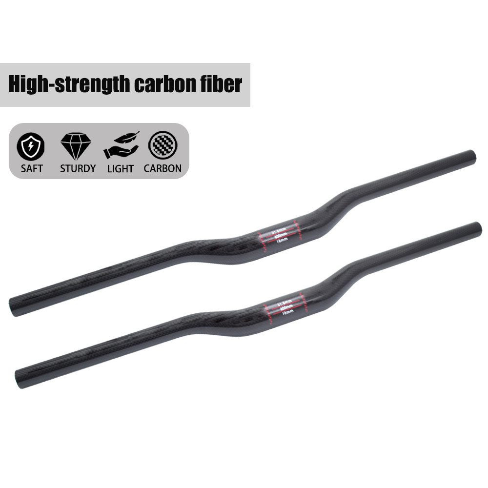Vitchey Carbon Full Construction Handlebar Ultralight สำหรับจักรยานเสือภูเขา ขนาด 31.8 มม.