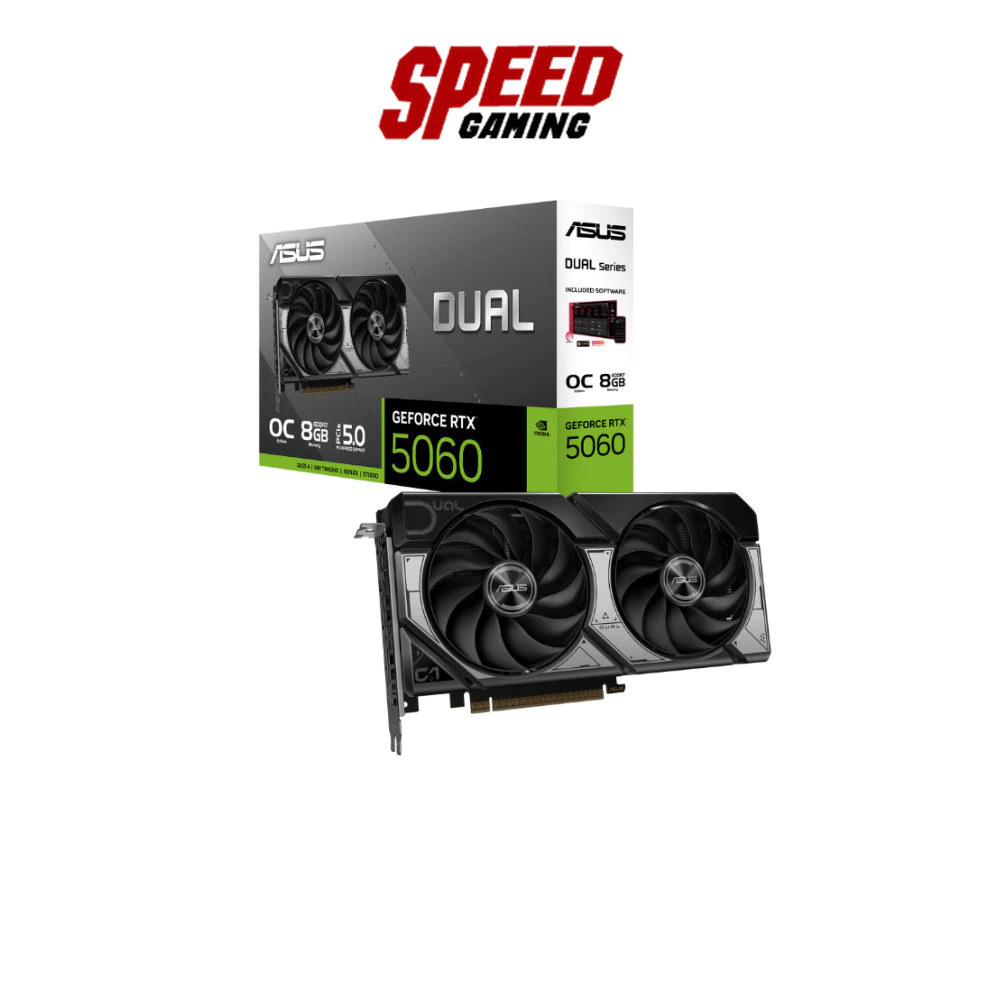 ASUS Dual GeForce RTX™ 5060 8GB GDDR7 OC Edition | VGA Card (การ์ดจอ) | By Speed Gaming