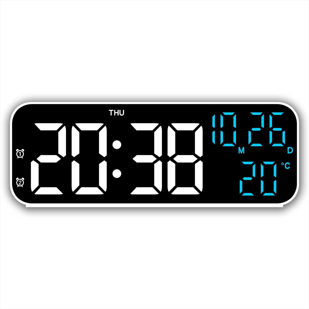 นาฬิกาตั้งโต๊ะดิจิตอล 2802 นาฬิกาปลุกอัจฉริยะ Digital Smart Alarm (skmei_original.id)