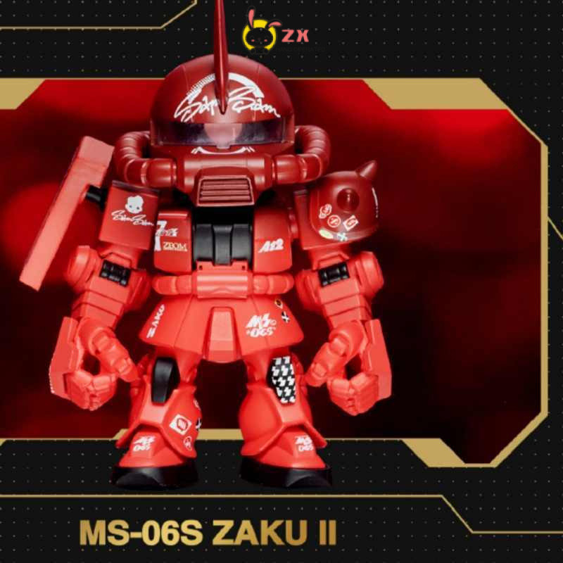 Bandai QMSV Mini 5th Anniversary Commemorative Series Artist Freedom Gundam Wing Original Zaku Blind