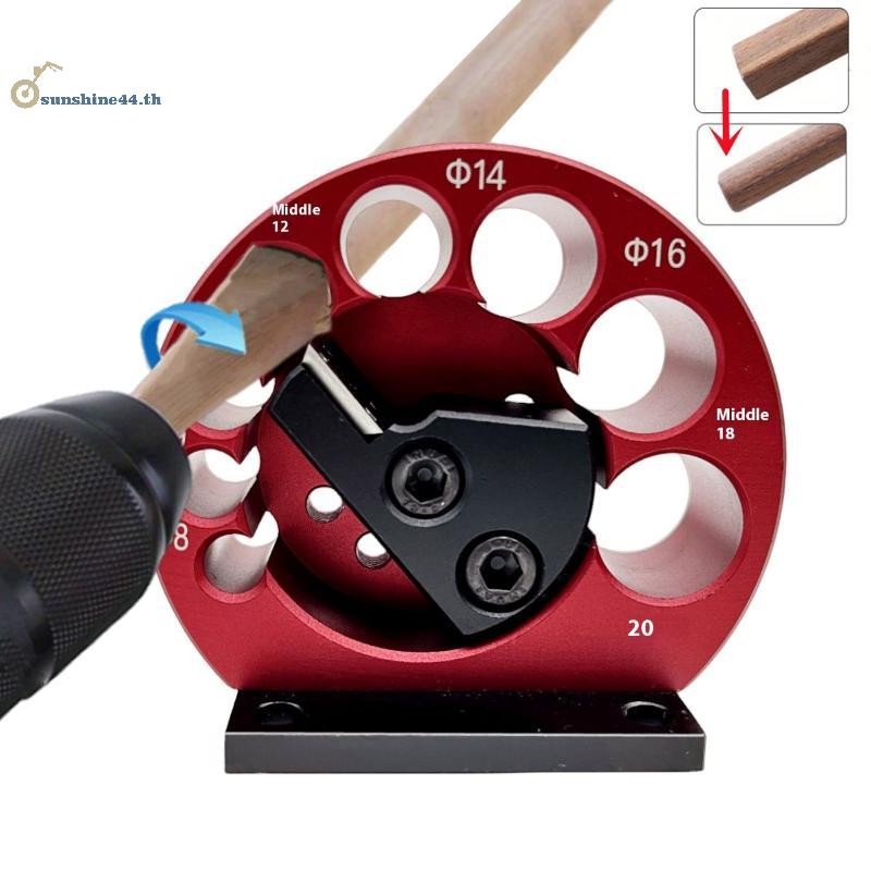 FOURSUN 8 หลุม 5-20 มม.Dowel Maker Jag งานไม้สว่านไฟฟ้ามิลลิ่ง Dowel รอบ Rod เครื่องมือเสริม W 1pcs คาร์ไบด์ใบมีดเมตริก TH