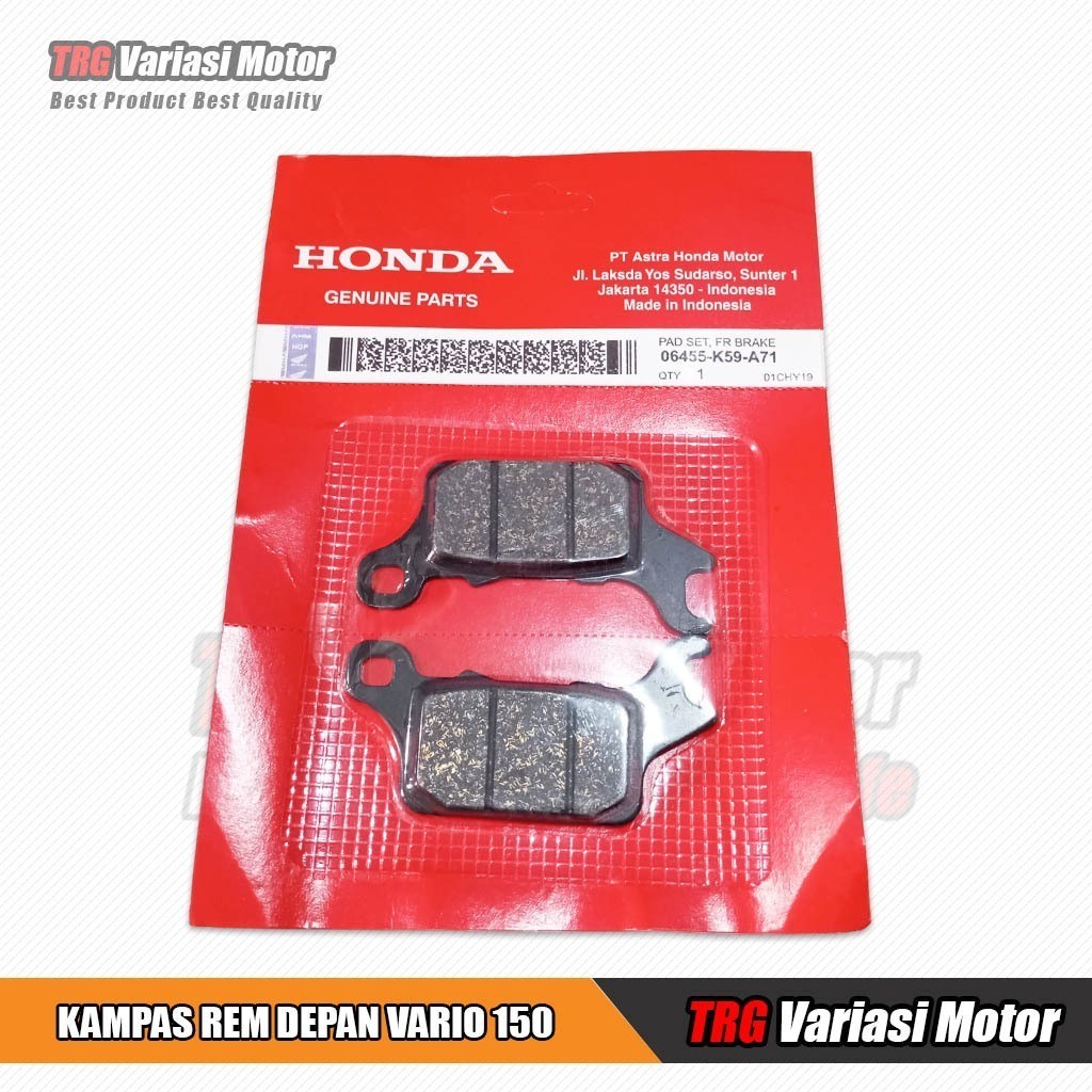 ผ้าเบรคหน้า Vario 150 Dispad Vario 150 06455-K59-A71