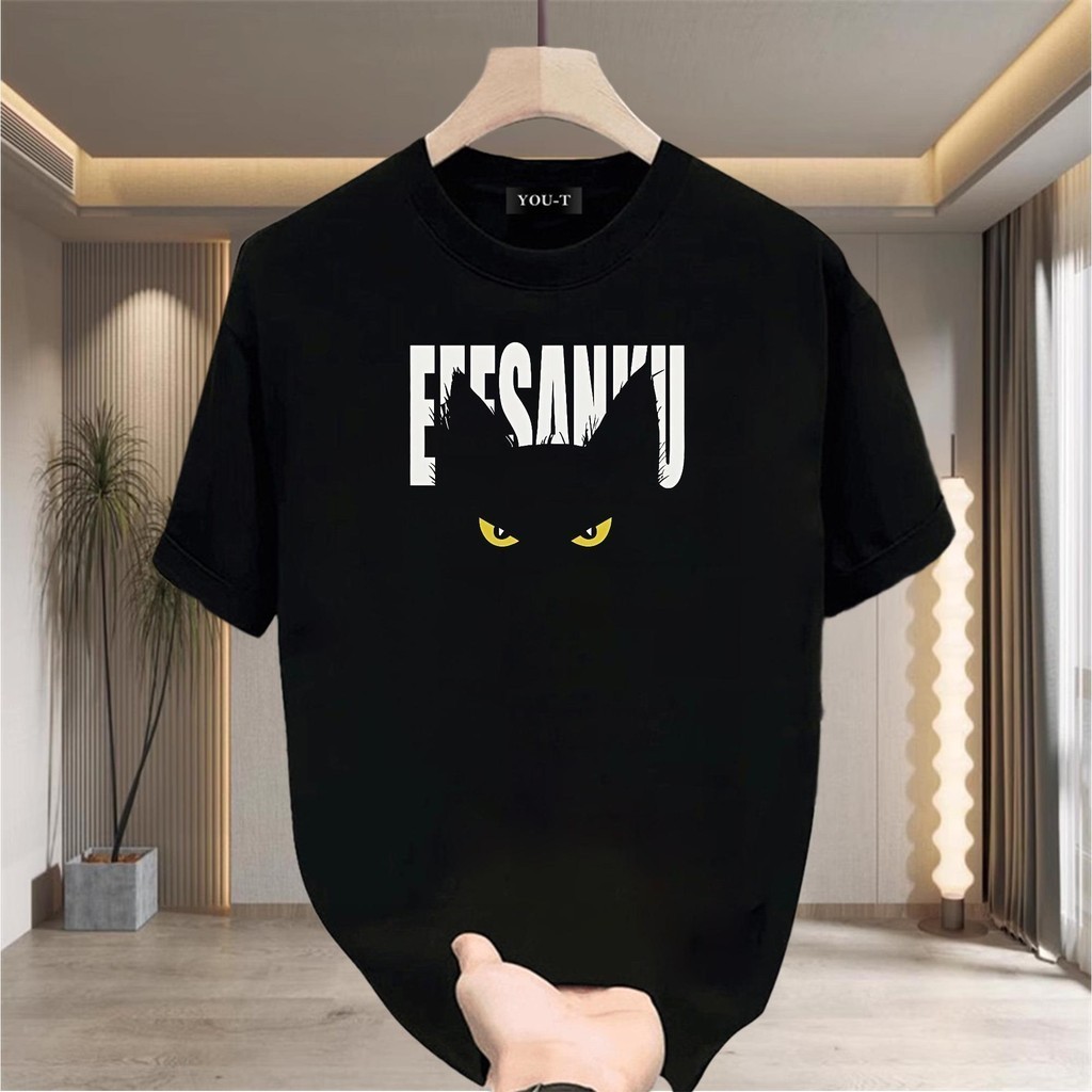 Basi💥 เสื้อยืด oversize unisex เสื้อน่ารัก โคตรนุ่ม เสื้อ cotton 100% ไม่หดตัวลาย เสื้อไม่ยับ ลาย "EAESANKU"