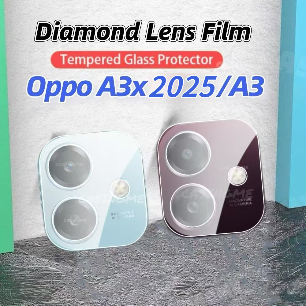 [ส่งจากไทย]ฟิล์มกระจกเลนส์กล้องสำหรับOppนส์ Oppo A5X A5Pro A3X A3 สำหรับ ออปโป้ A3X นิรภัย ใส ฟิล์มก