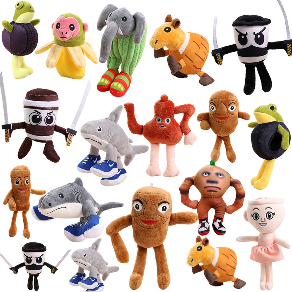 ♛Shanhai Jing ตุ๊กตาของเล่นตุ๊กตา Fusion จี้พวงกุญแจไม้ Stick Man ตุ๊กตา Ragdoll