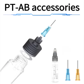 DSPIAE PT-AB Wash-Free Airbrush อุปกรณ์เสริม 50ml ขวดผสมสี 0.3 มม.0.5 มม.เฉพาะสเปรย์เข็ม Wash-Free Airbrush ชิ้นส่วนเครื่องมือ