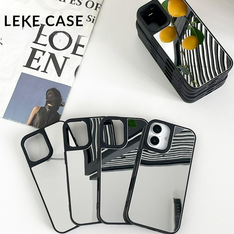 เคสโทรศัพท์ For iPhone 13 11 16 pro max Case iPhone 11 15 pro max 12 14 13 pro max กระจก กรอบสีดำ ไฮเอนด์ เปลือกแข็ง INS