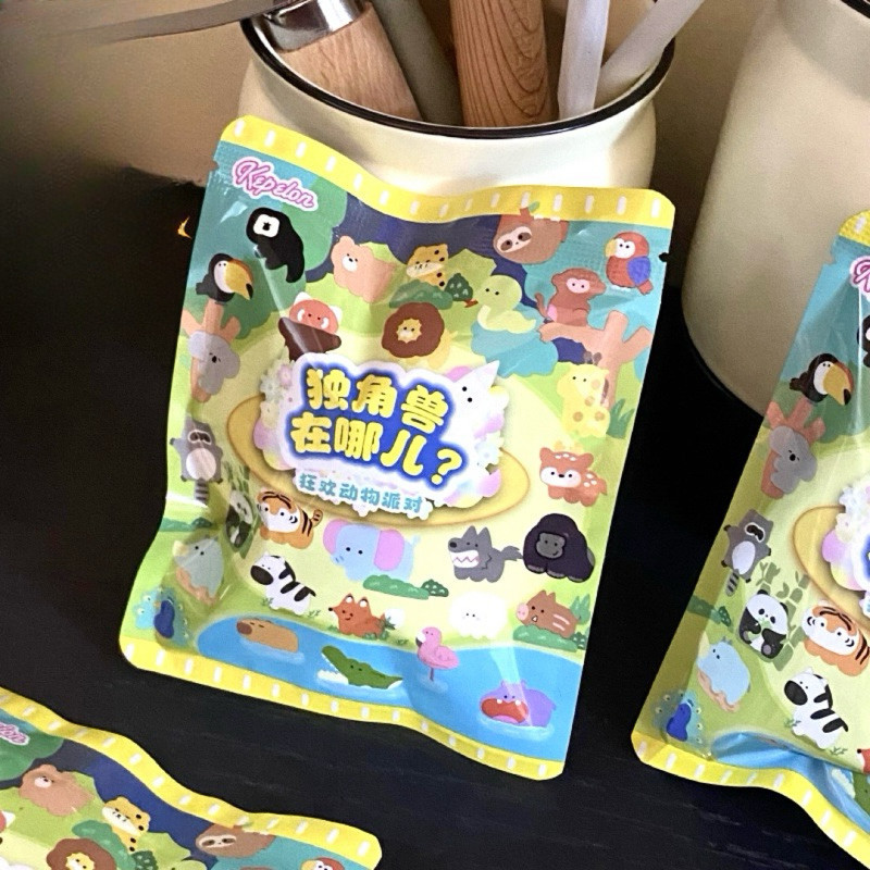 ของเล่นตุ๊กตา มหาสมุทร และ สัตว์ กล่องตาบอด ตู้เย็น แม่เหล็ก ของสะสม Magnet แม่เหล็ก ติดตู้เย็นวงกลมสีน่ารัก - รูปที่ 6