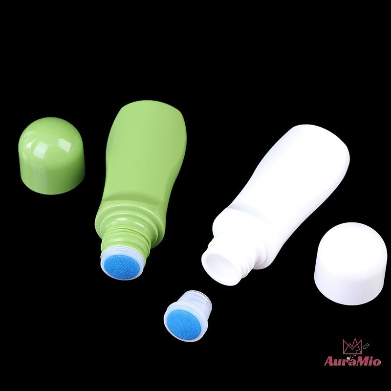 [AuraMio] ขวดพร้อมที่ทาฟองน้ํา ขวดน้ํายายา 60ML พร้อมหัวฟองน้ํา ใหม่