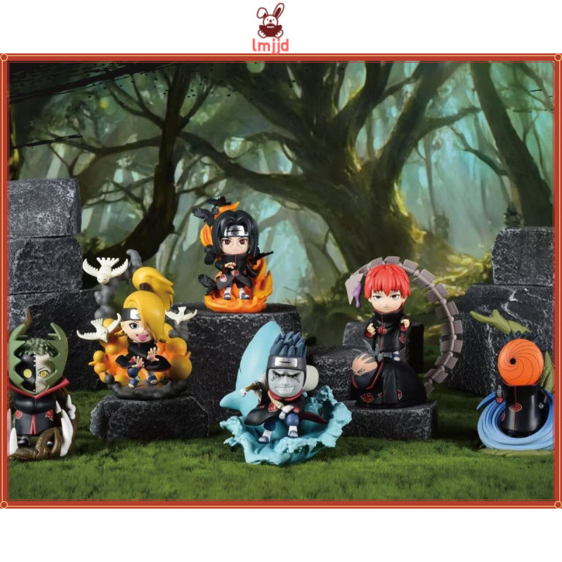 Naruto First Generation Akatsuki Organization Character Blind Box Model Madara Pein Konan Uchiha Ita