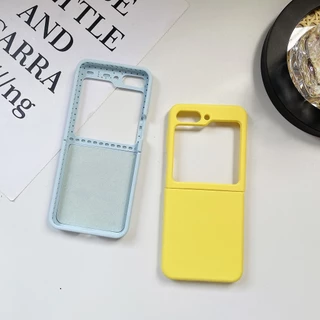 Slim Liquid Silicone Flip Case Samsung Galaxy Z Flip 7 Z Flip 6 Z Flip 5 ซับไมโครไฟเบอร์แบบนุ่มสีลูกกวาดกันกระแทก