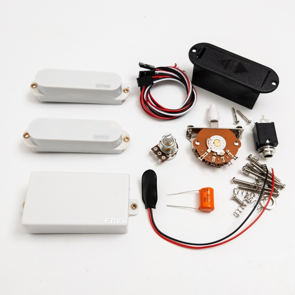 EMG ปิ๊กอัพกีต้าร์ Active SSH Humbucker Pickups Potentiometer สีขาว (1 กระถาง/2 กระถาง/3 กระถาง)