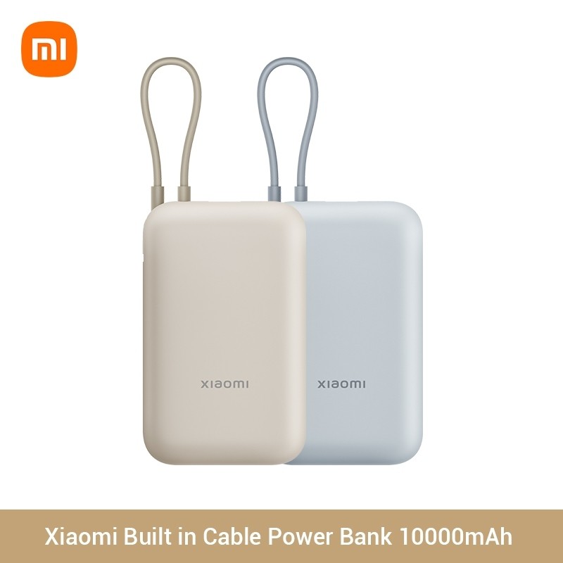 ในตัวสาย Power Bank 10000mAh 22.5W P15ZM TypeC สองทาง Fast Charging Mi Powerbank แบบพกพา Powerbank ส