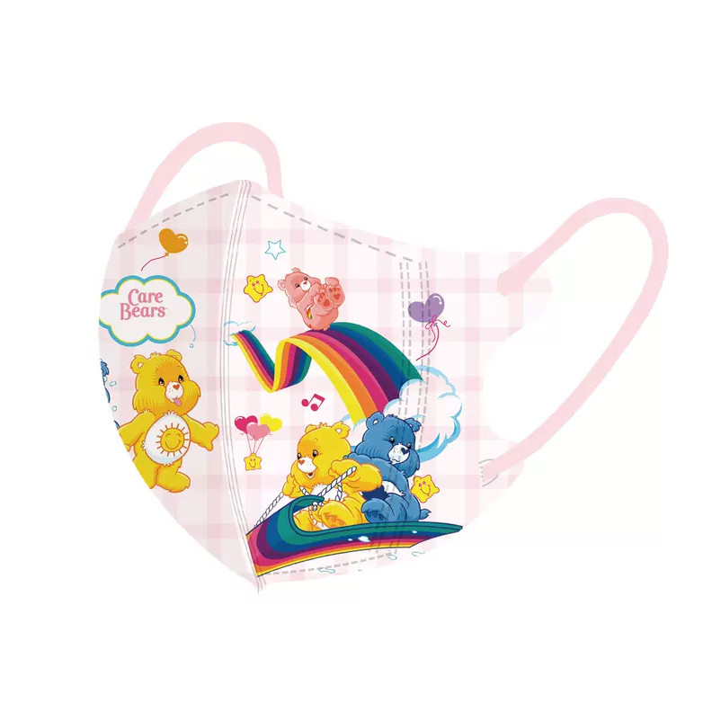 หน้ากากอนามัยสำหรับเด็ก อายุ 3-12 ปี แพ็ค 50 ชิ้น ออกแบบการ์ตูนหมี ใช้แล้วทิ้ง - รูปที่ 3