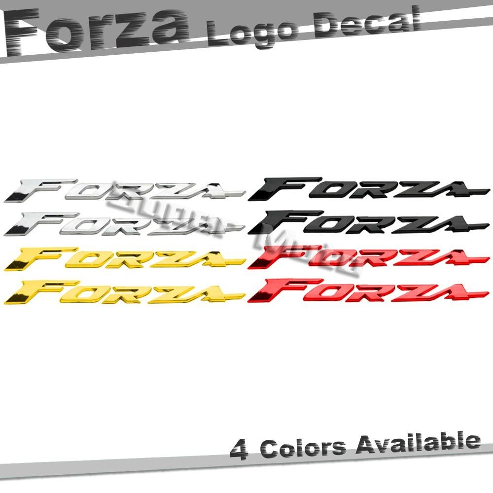 สติกเกอร์รถจักรยานยนต์ 3D Forza LOGO สติ๊กเกอร์สำหรับ Honda Forza 350 750 150 125 125 250 350 750 15