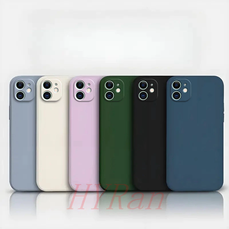 IPhone 12/11/13/14 Plus/14 Pro Max เคสโทรศัพท์ซิลิโคนสีทึบ YT