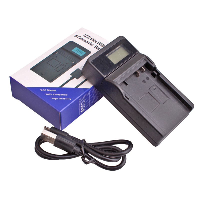 NP-FC10/FC11 USB จอแสดงผล LCD กล้องดิจิตอลเครื่องชาร์จ USB สําหรับ Sony F77 F77A FX77 P2 P3 P5 P7P