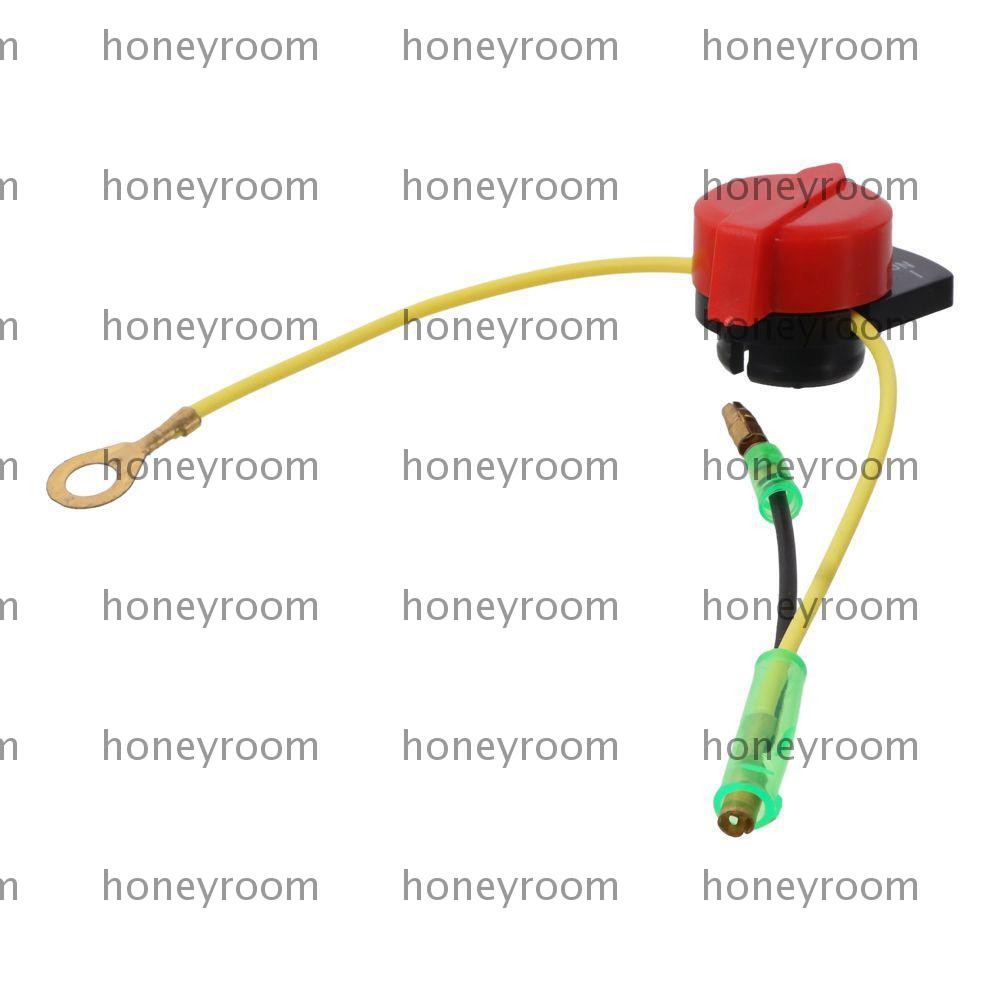 HONEYROOM 3 ชิ้น Engine On Stop Switch 3 สาย 36100-ZE1-015 GX160 เซ็นเซอร์แจ้งเตือนน้ํามันต่ํา ใช้งา