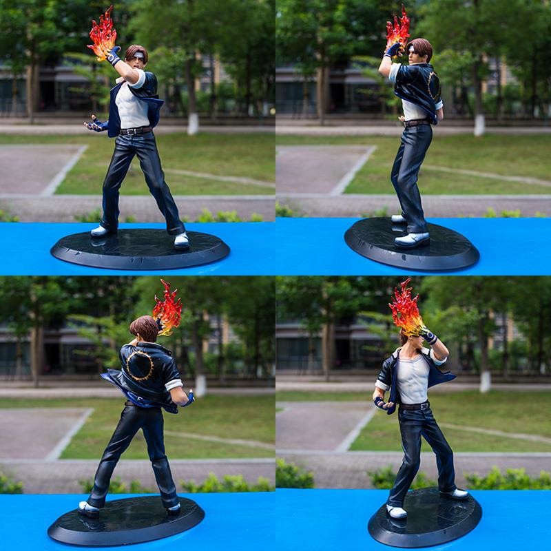 จัดส่งจากประเทศไทย  SNK KOF97 Yagami Kusanagi คอสเพลย์ Action Figure รุ่น Q ตุ๊กตาของขวัญเด็กตกแต่งรถเครื่องประดับของเล่นคอลเลกชันตกแต่งบ้านประติมากรรมตกแต่งขนาดใหญ่ FigurinesCar จี้ d