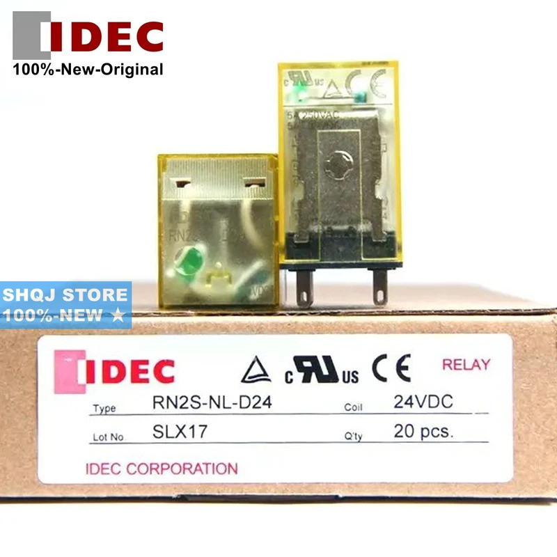 IDEC 100%-ใหม่ 10PCS RN2S-NL-D24 RN2S-NL-A220 RN4S-NL-D24 RN4S-NL-A220 2CO 4CO 24VDC 220VAC RELAY เด