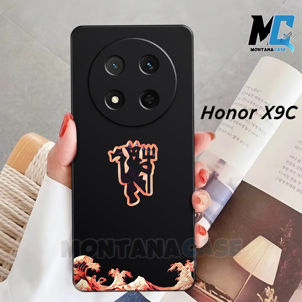 MONTANACASE - Honor X9C 5G Silicone Case - Softcase UV Printing Image Man Untd Protective Accessorie