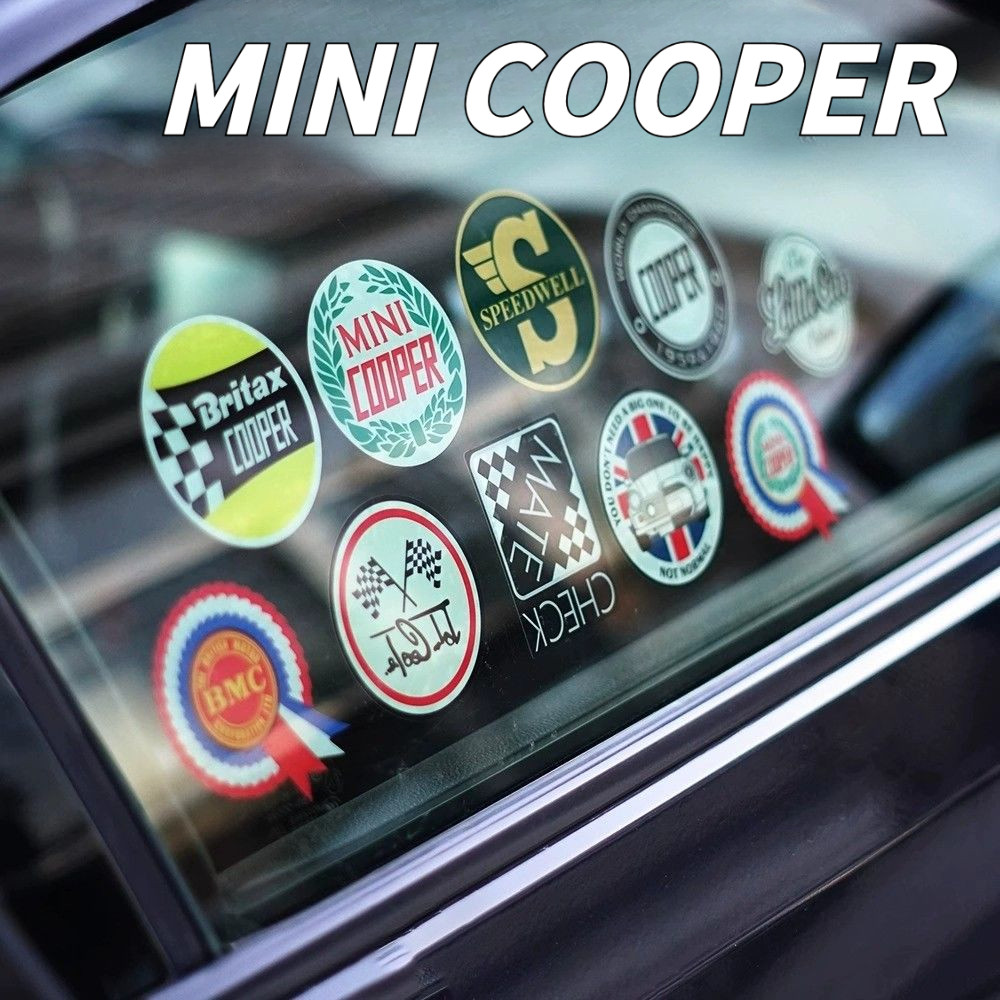 MINI COOPER stickers, retro weak adhesive stickers, car window stickers, COUNTRYMAN, R60, ACEMAN, J05, U25 car shell stickers