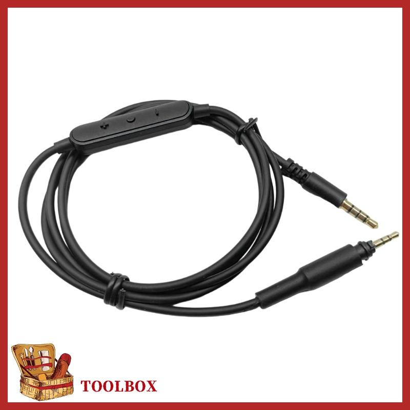 TOOLBOX สีดํา 1 2m สายหูฟังสําหรับ SRH440A SRH840A รุ่นหูฟังสายต่อพร้อม TangleFree Design เสริม