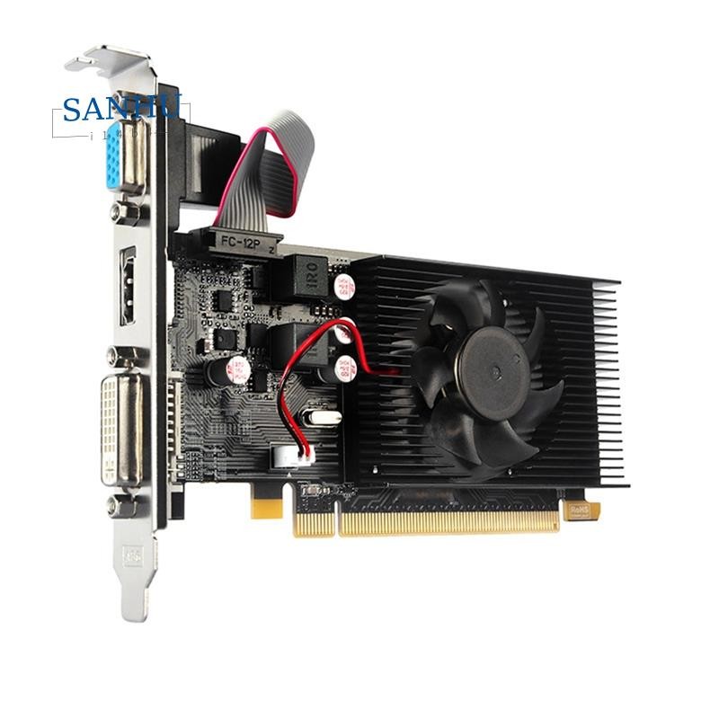 HD7450 กราฟิกการ์ด 64Bit 2GB GDDR3 PCI-E 2.0 X16 - ใช้งานร่วมกับ VGA DVI-I การ์ดสําหรับ Radeon HD 74