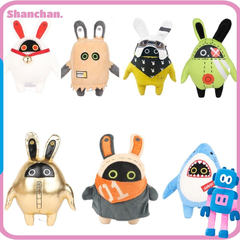 SHANCHAN Plushie ตุ๊กตาสัตว์, ZZZ เกม Zenless Zone Zero ตุ๊กตาตุ๊กตา, การ์ตูน Shark Bangboo Plush Pe