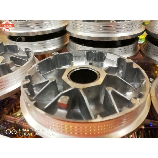 ชุดชาม ชามเม็ด แท้  พร้อมโมปรัองศาพร้อมขูดร่อง cnc ใส่รุ่น Click110i Zoommer x Scoopy i Airblade ใละ