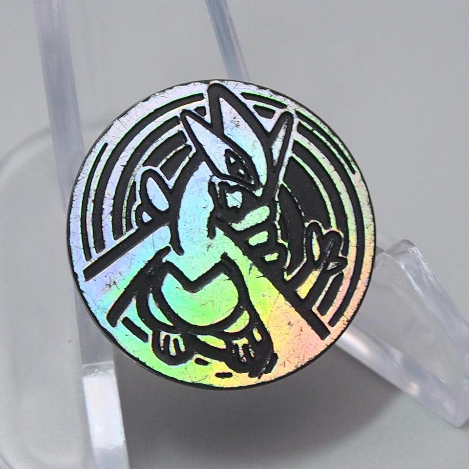 Pokemon Card Game Neo Lugia Coin Old Back Silver Japanese CN50