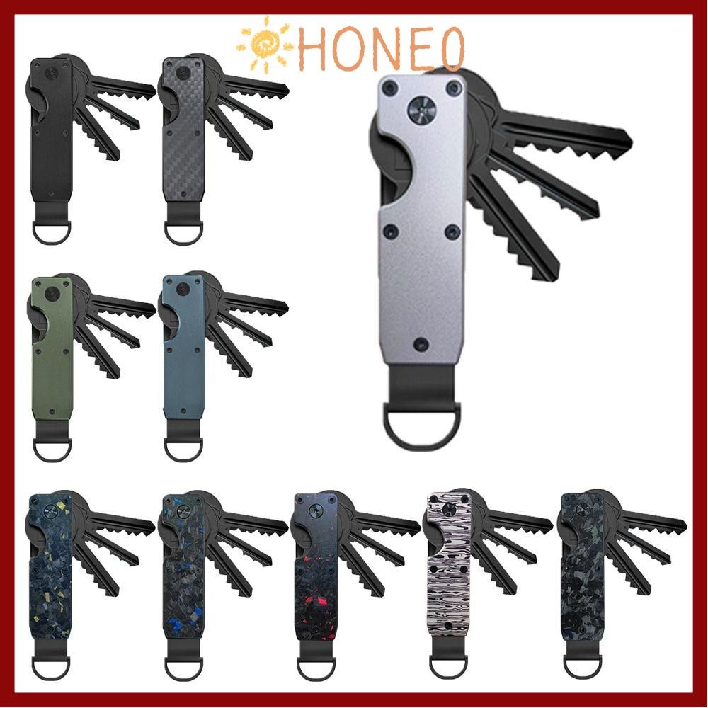HONE Key Organizer, Minimalist พร้อมไขควง Key Holder, Smart Holds 2-6 Keys Metal Keys Bag สําหรับ Ke