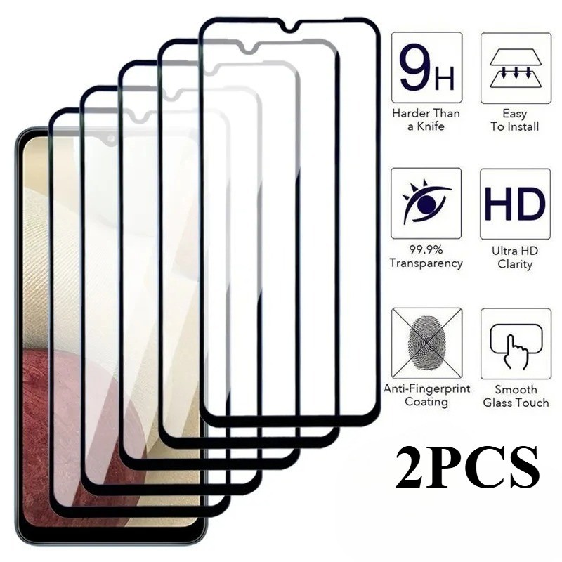 2PCS Full CoverกระจกนิรภัยAnti Spyความเป็นส่วนตัวสําหรับT-Mobile Revvlry + REVVL V + 5G Black Edgeฟิ