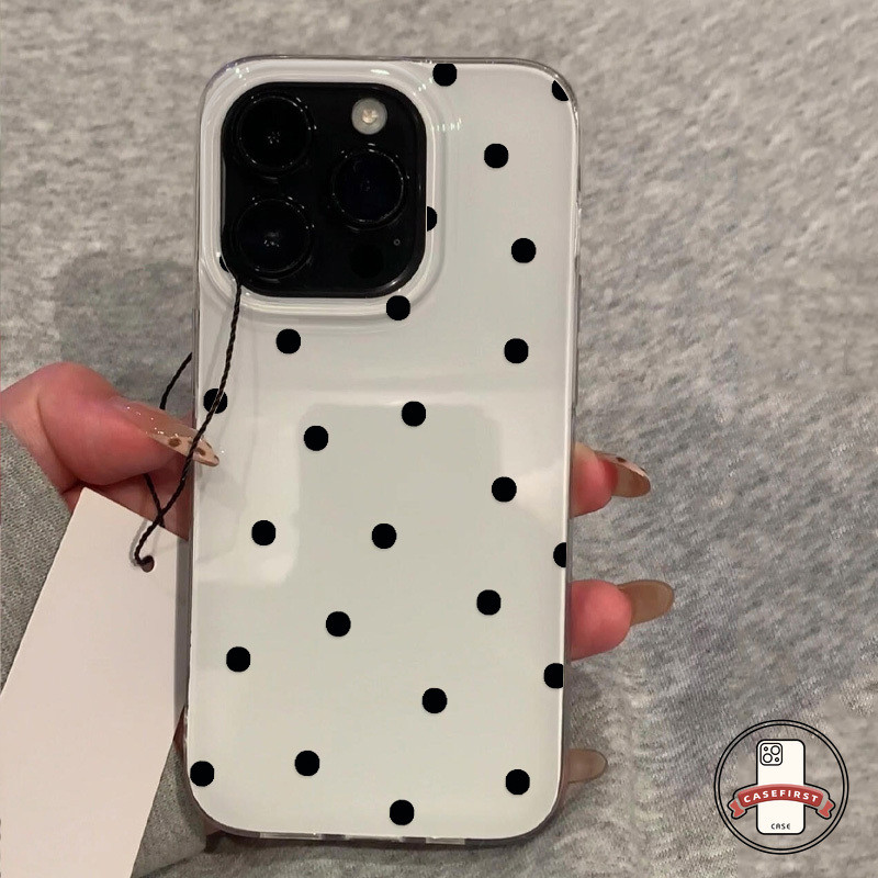 เคสไอโฟน11 เต็มหน้าจอสีสันสดใสจุดใหม่ IMD สำหรับ iPhone 16 13 11 12 14 15 Pro Max 15 14 11 13 12 16 Pro 16 14 15 Plus - ภาพย่อย 4