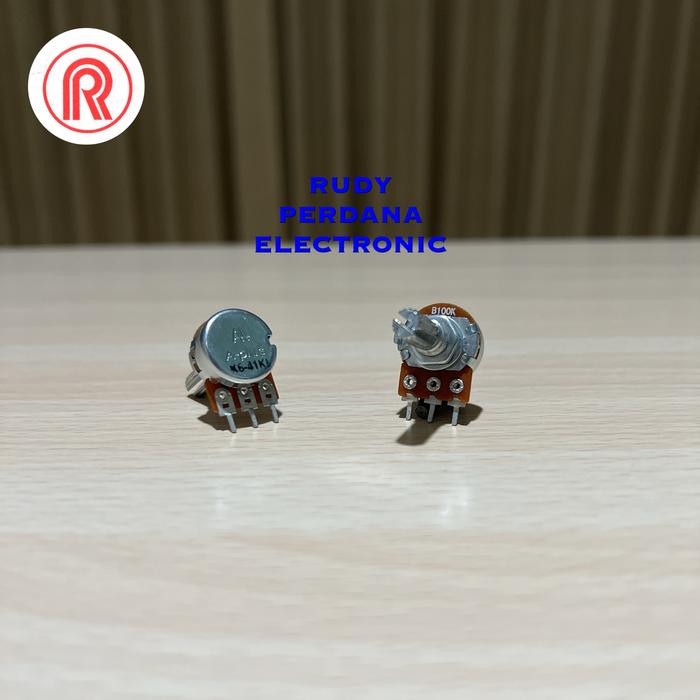 ZL99 POTENSIO 100K 100K OHM Ω MONO ROTARY CLICK A-PLUS APLUS ALPHA