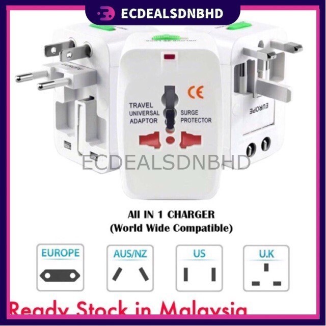 Travel Adapter Charger Universal Adapter UK/AS/AS/JP/EU Interface Adapter