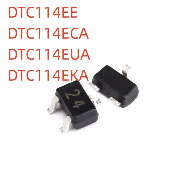 20PCS DTC114EE SOT-523 DTCA114 SOT-23 DTC114EUA SOT-323 DTC114ECA 24 ทรานซิสเตอร์ดิจิตอล DTC114E NPN